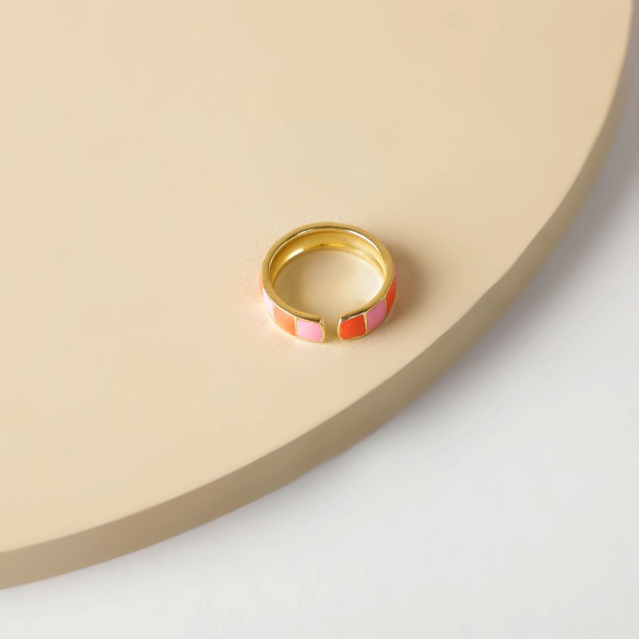 Women Studio Love Letter Fashion Jewellery | Freddy Enamel Ring