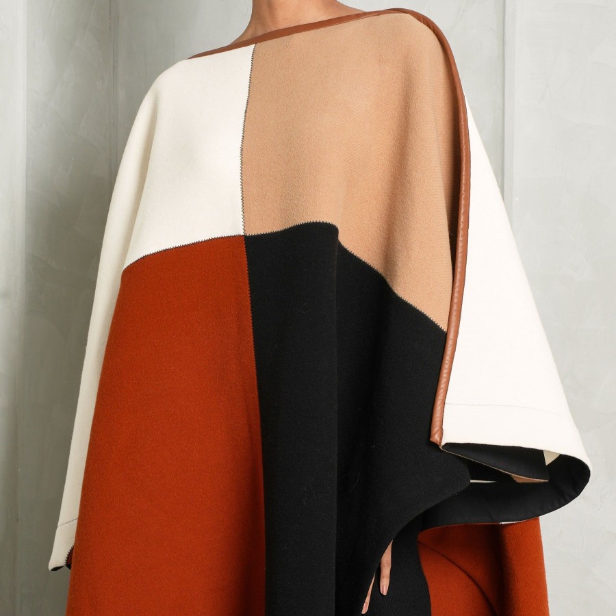 Women Chloé Sweatshirts And Sweaters | Colour-Block Poncho