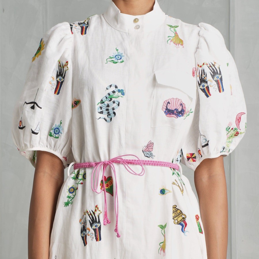 Women Alemais Dresses | Atticus Embroidered Shirtdress