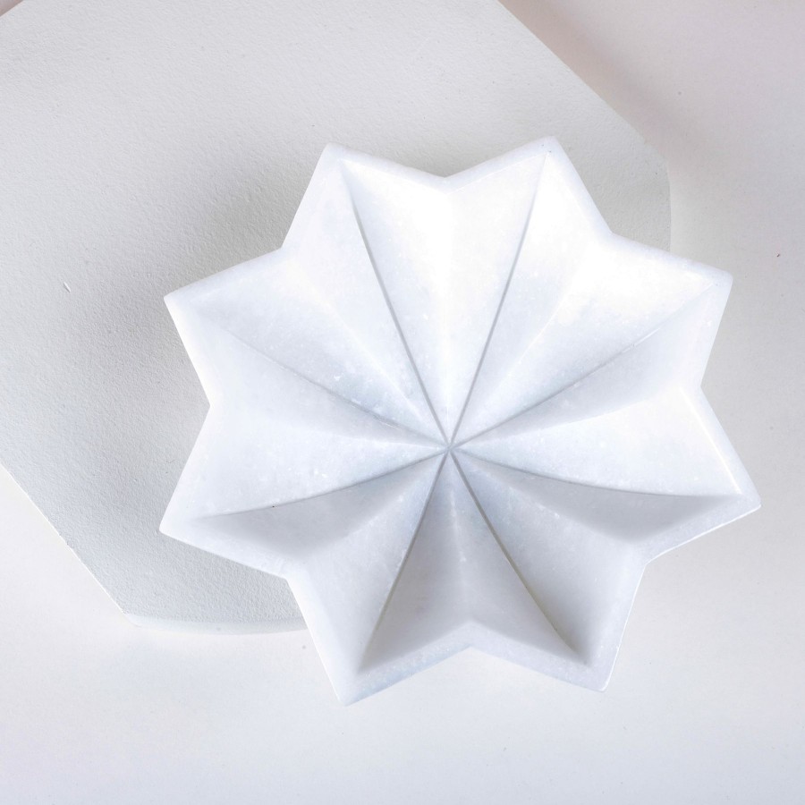 Home Ecru | Marble Star Bowl