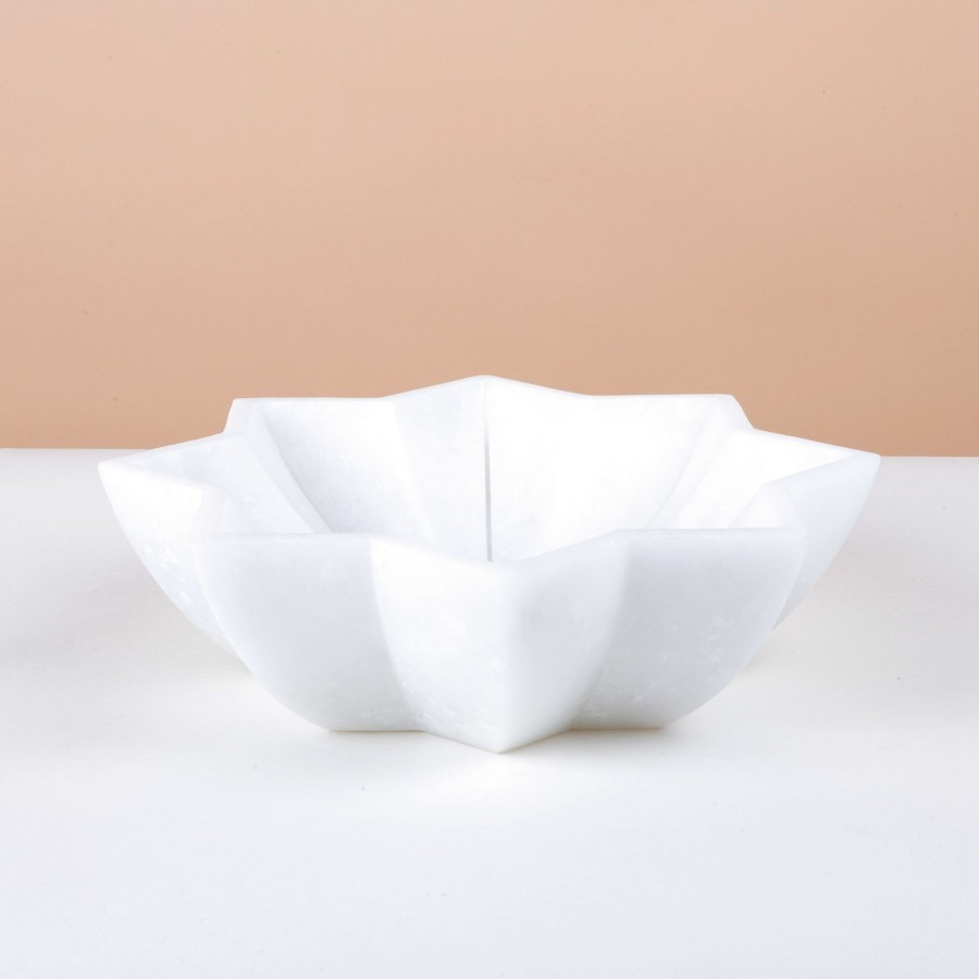 Home Ecru | Marble Star Bowl