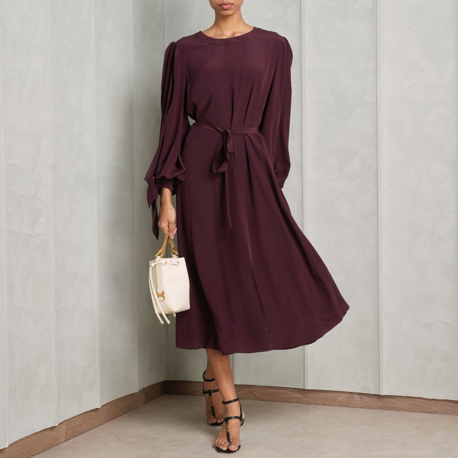 Women Chloé Dresses | Knotted Midi Dress