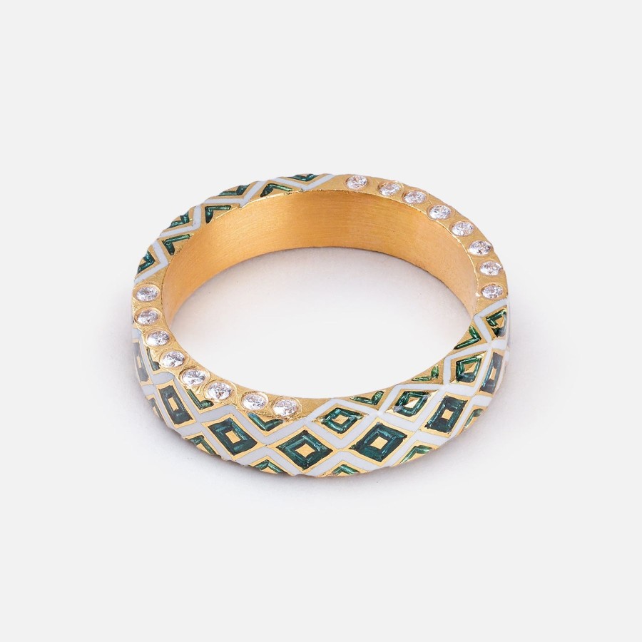 Women Agaro Jewels Fine Jewellery | Aztec Band Ring