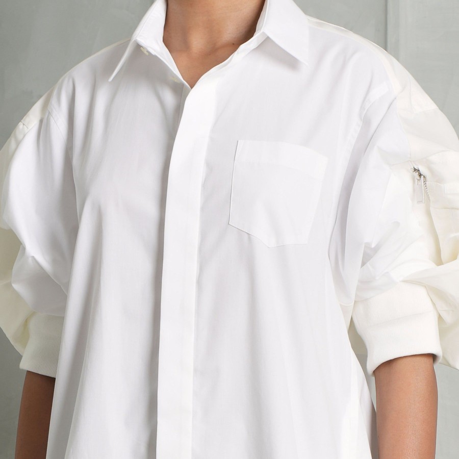 Women Sacai Blouses | Thomas Mason Shirt