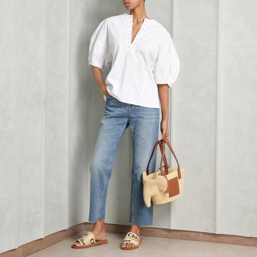 Women Chloé Tops | Balloon-Sleeve Top