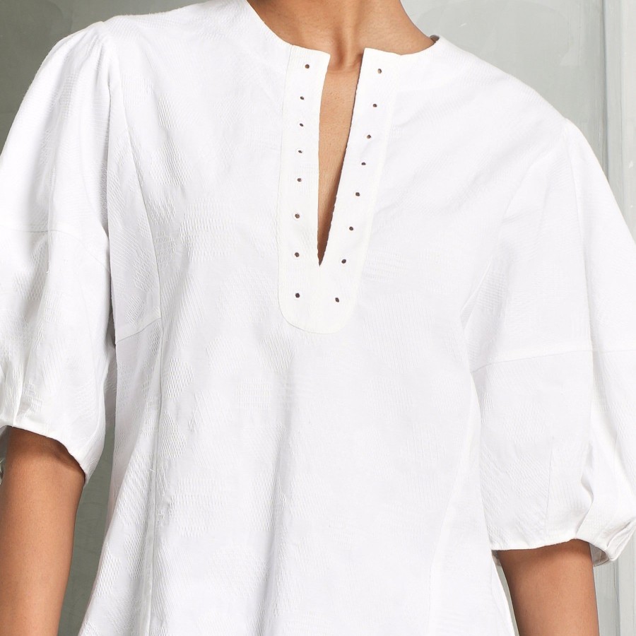 Women Chloé Tops | Balloon-Sleeve Top