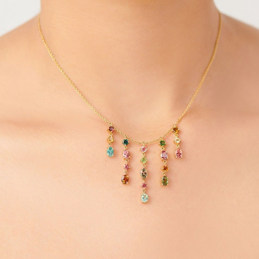 Women The Line Fine Jewellery | Waterfall Necklace With Tourmalines