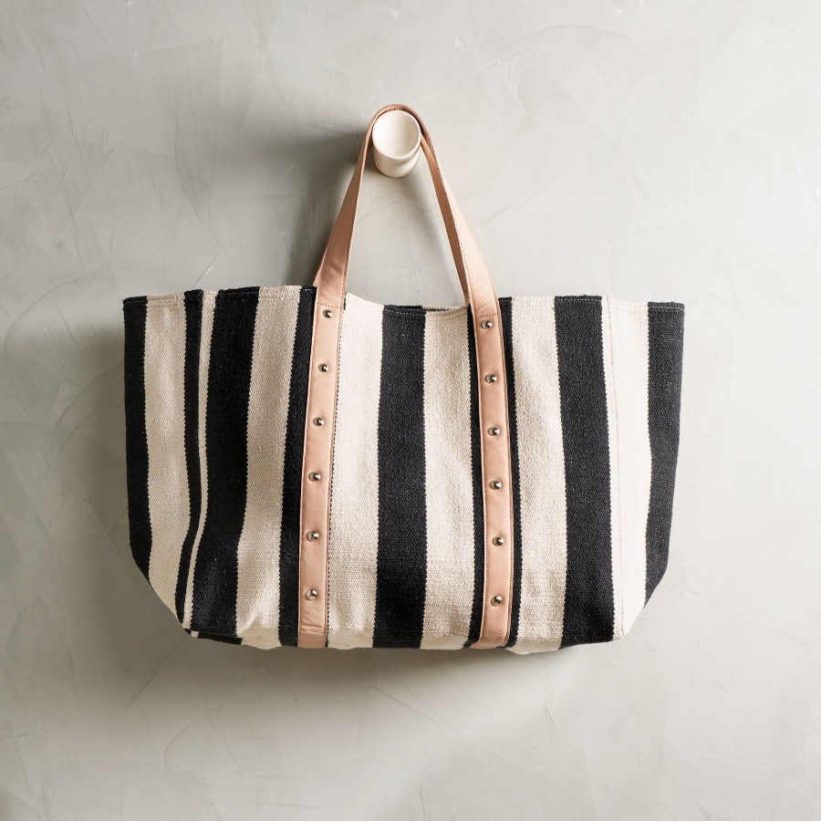 Women Joli Joli Tote Bags | Dhurri Striped Tote