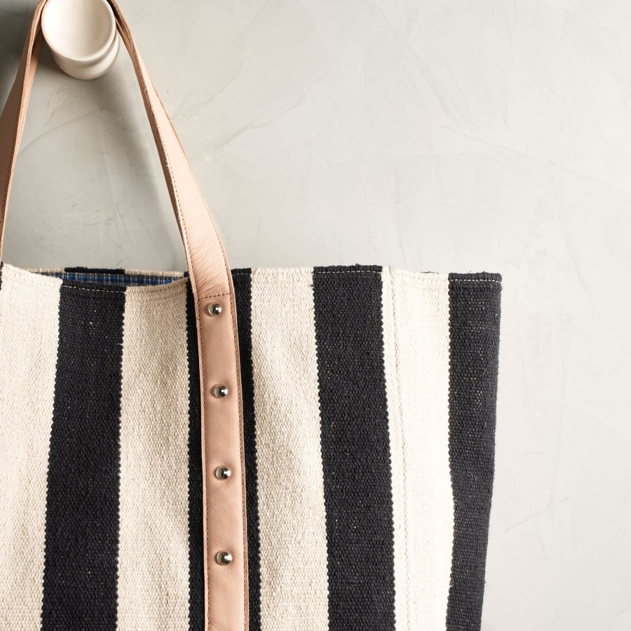 Women Joli Joli Tote Bags | Dhurri Striped Tote