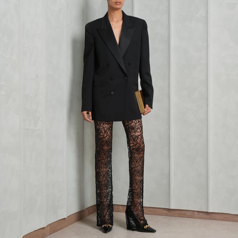 Women Saint Laurent Dresses | Double-Breasted Blazer Dress