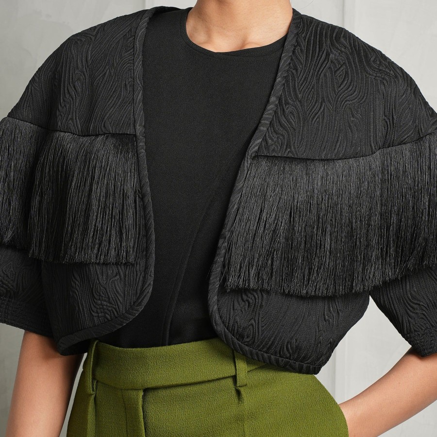 Women Alexis Jackets | Tadeo Fringed Jacket