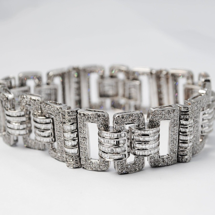 Women Estaa Fine Jewellery | Deco Elegance Diamond Bracelet