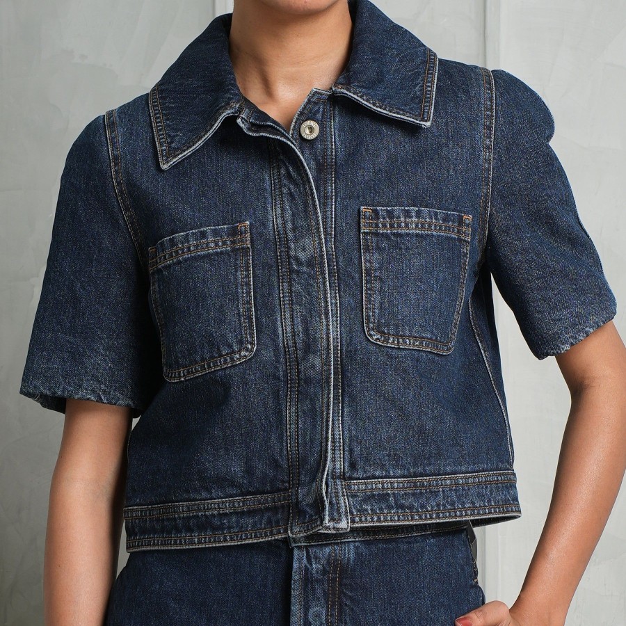 Women Loewe Denims | Reproportioned Shirt