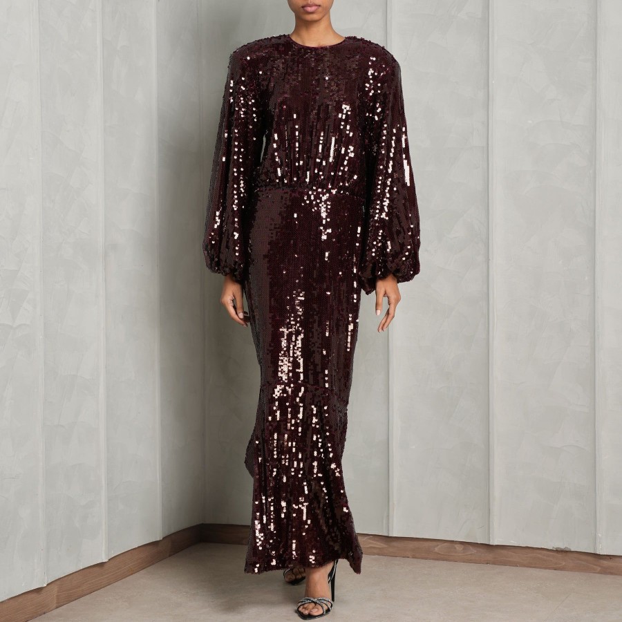 Women ROTATE Birger Christensen Dresses | Sequins Maxi Dress