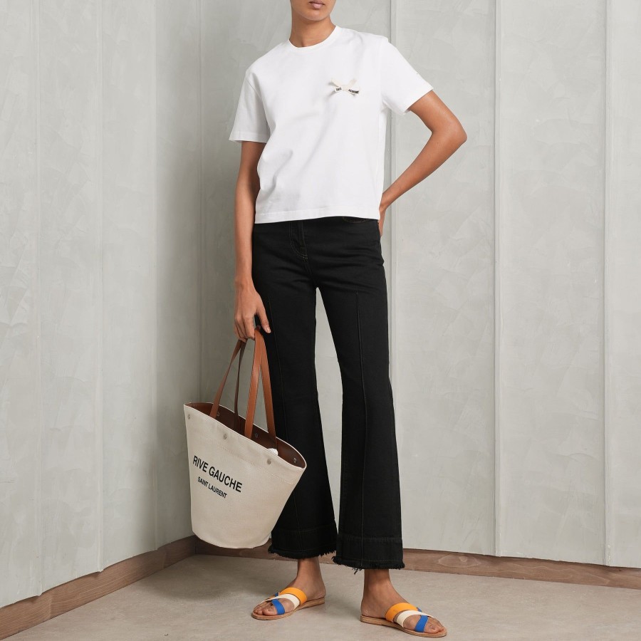 Women Jacquemus T-Shirts | Boxy Logo T-Shirt