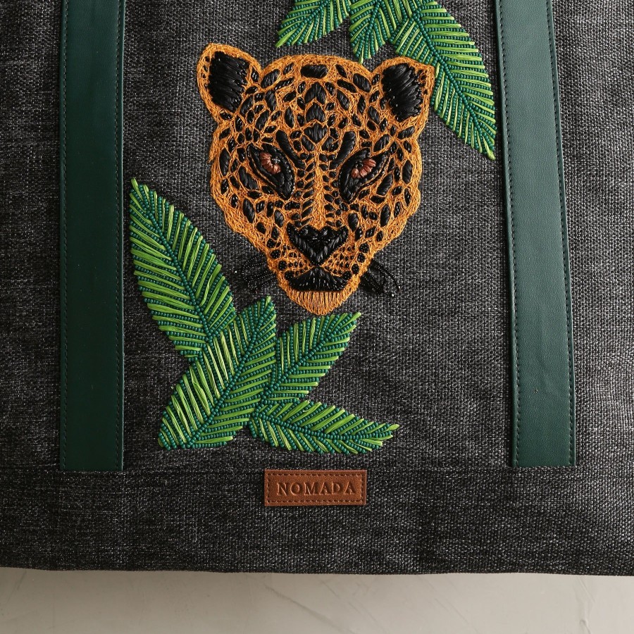 Women Nomada Tote Bags | The Jag Embroidered Tote