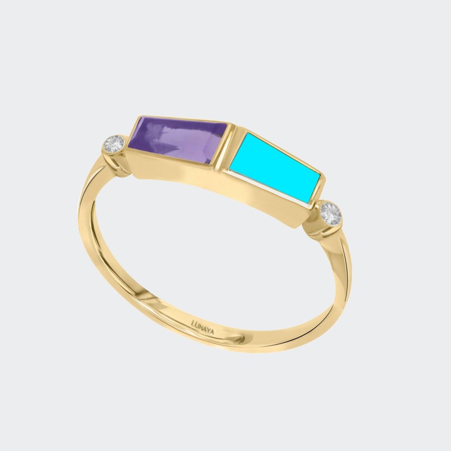 Women Lunaya Fashion Jewellery | Tailored Baguette Ring