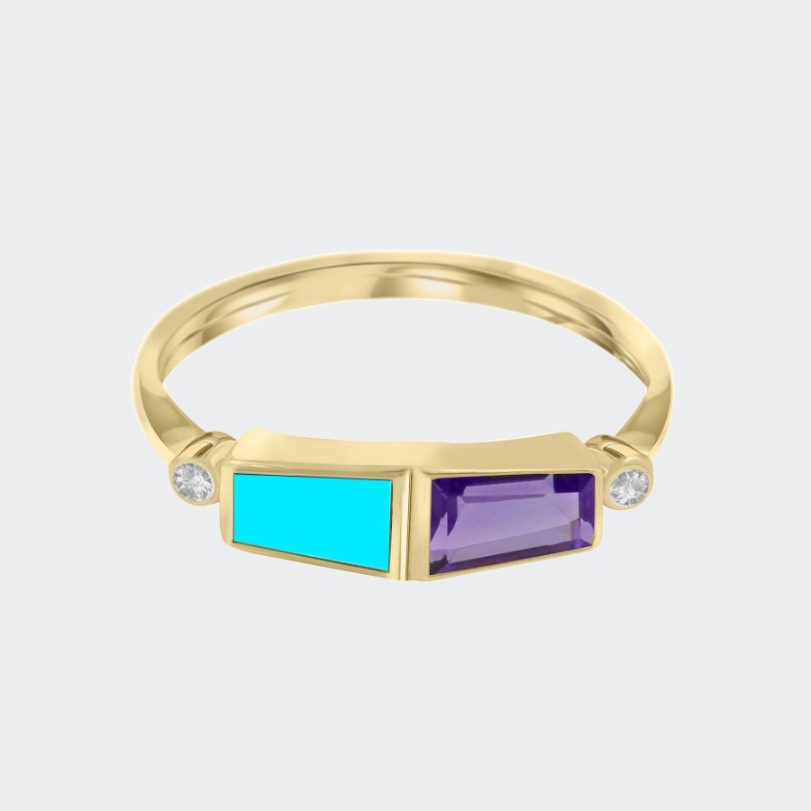 Women Lunaya Fashion Jewellery | Tailored Baguette Ring