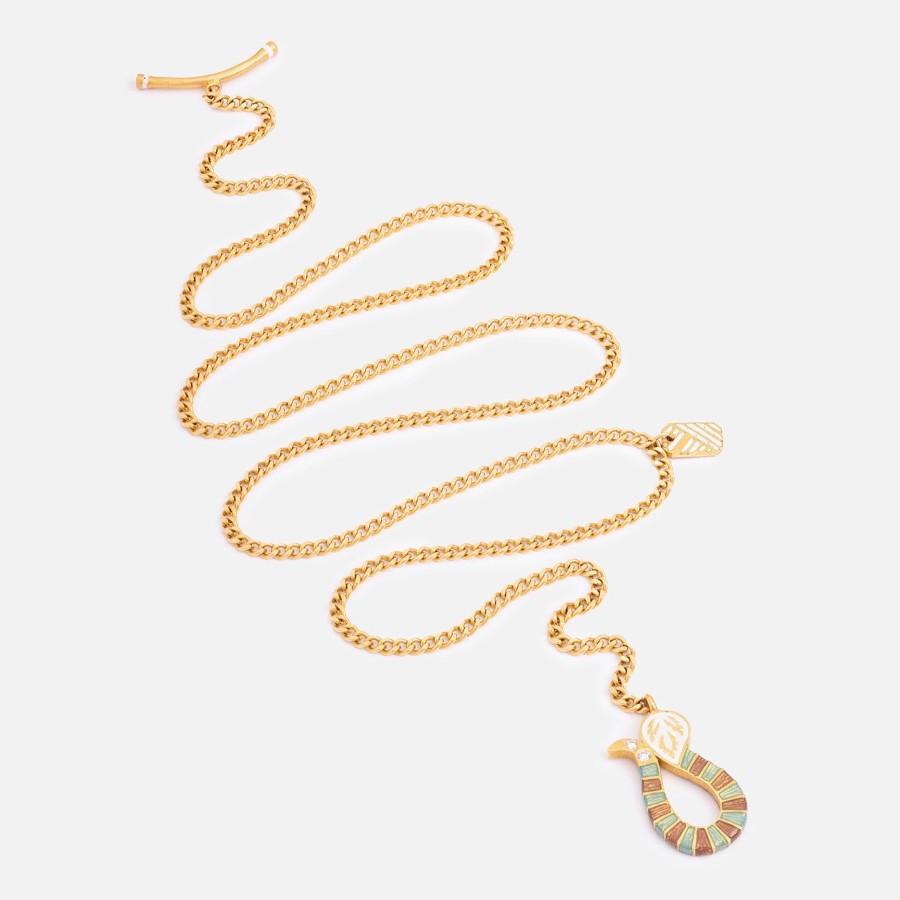 Women Agaro Jewels Fine Jewellery | Serpentine Curb Necklace