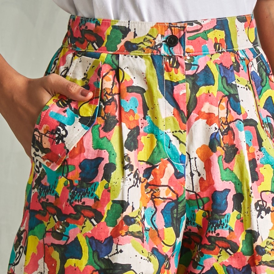 Women Happi Space Shorts | Flow Cargo Shorts