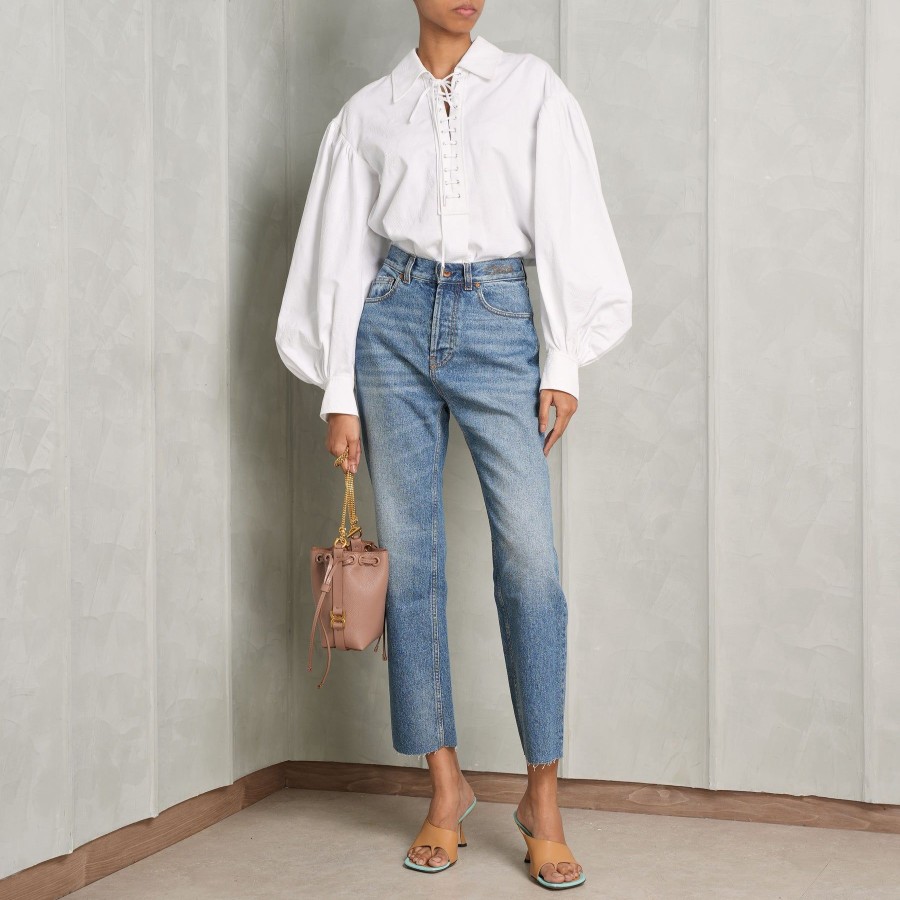 Women Chloé Denims | Masaya Cropped Straight Jeans