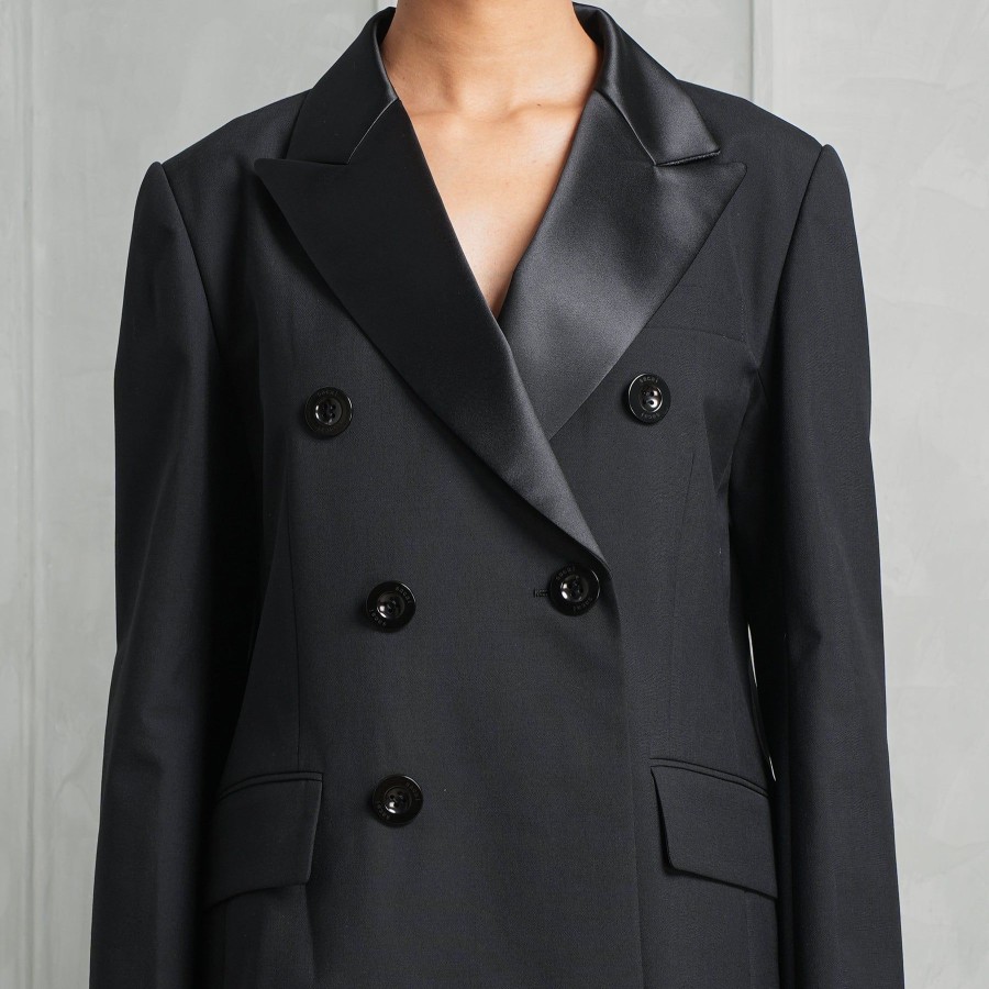 Women Sacai Jackets | Suiting Double-Breasted Jacket