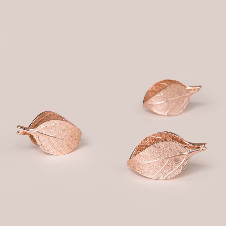 Home Artisan Lab | Autumn Leaf Napkin Rings-Set Of 2