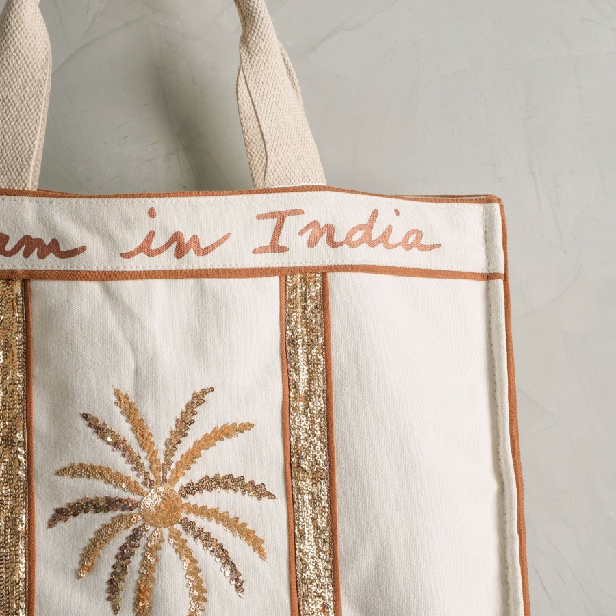 Women Art-chives India Tote Bags | Bling It On Large Tote