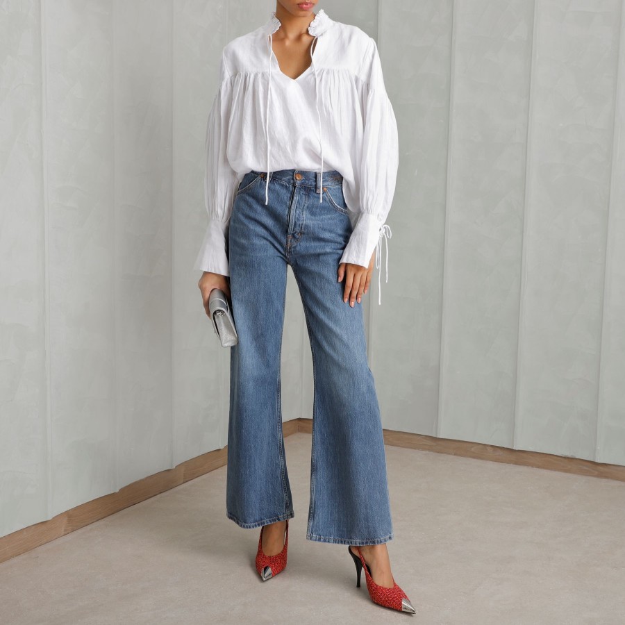 Women Hess Blouses | Amalia Ruffle-Collared Blouse