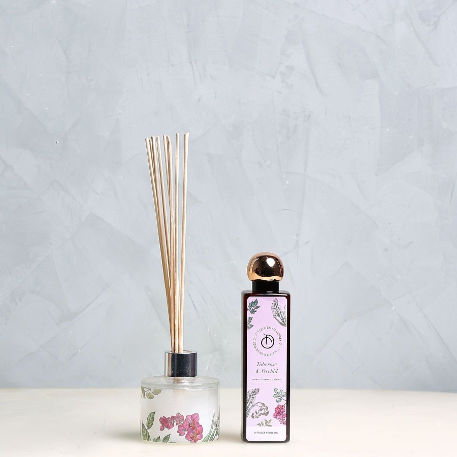 Home Doft Candles | Reed Diffuser Tuberose & Orchid