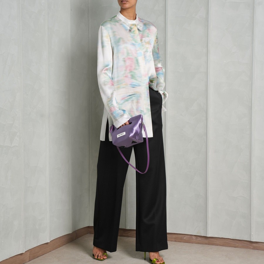 Women Loewe Blouses | Blurred Print Shirt