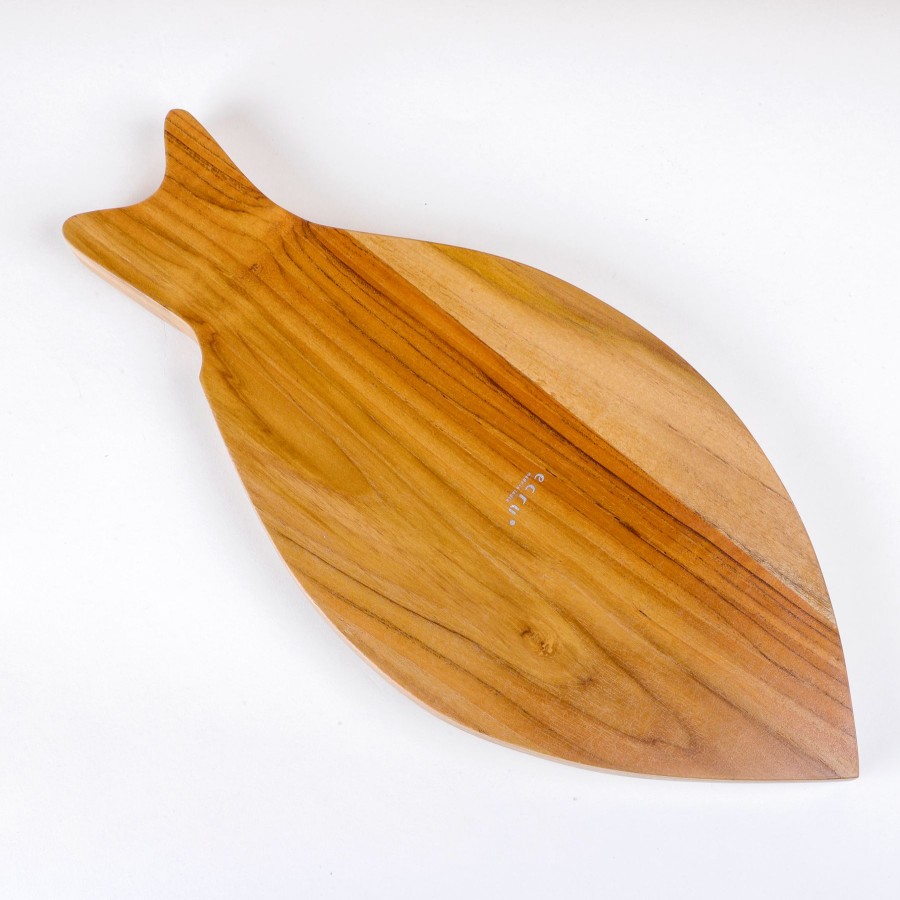 Home Ecru | Wooden Fish Platter