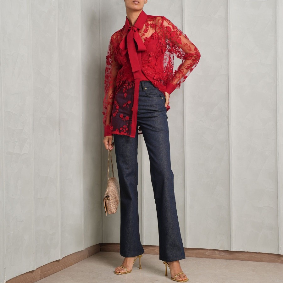 Women Jacquemus Denims | Flared High-Waisted Jeans