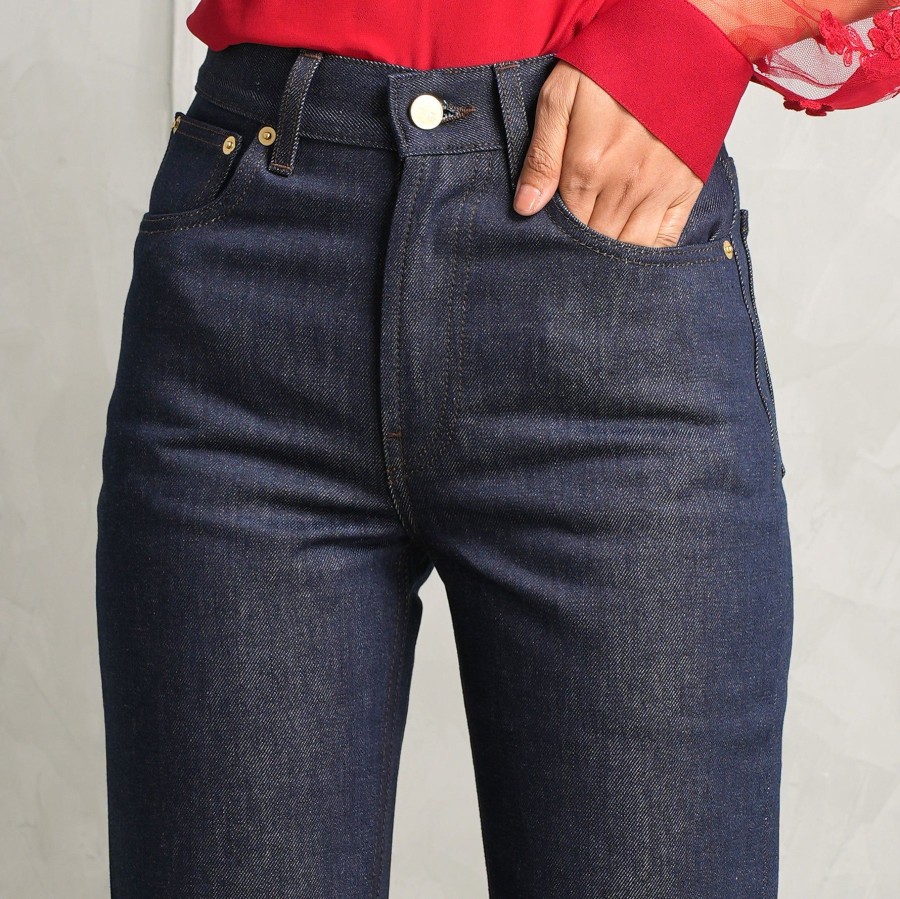 Women Jacquemus Denims | Flared High-Waisted Jeans