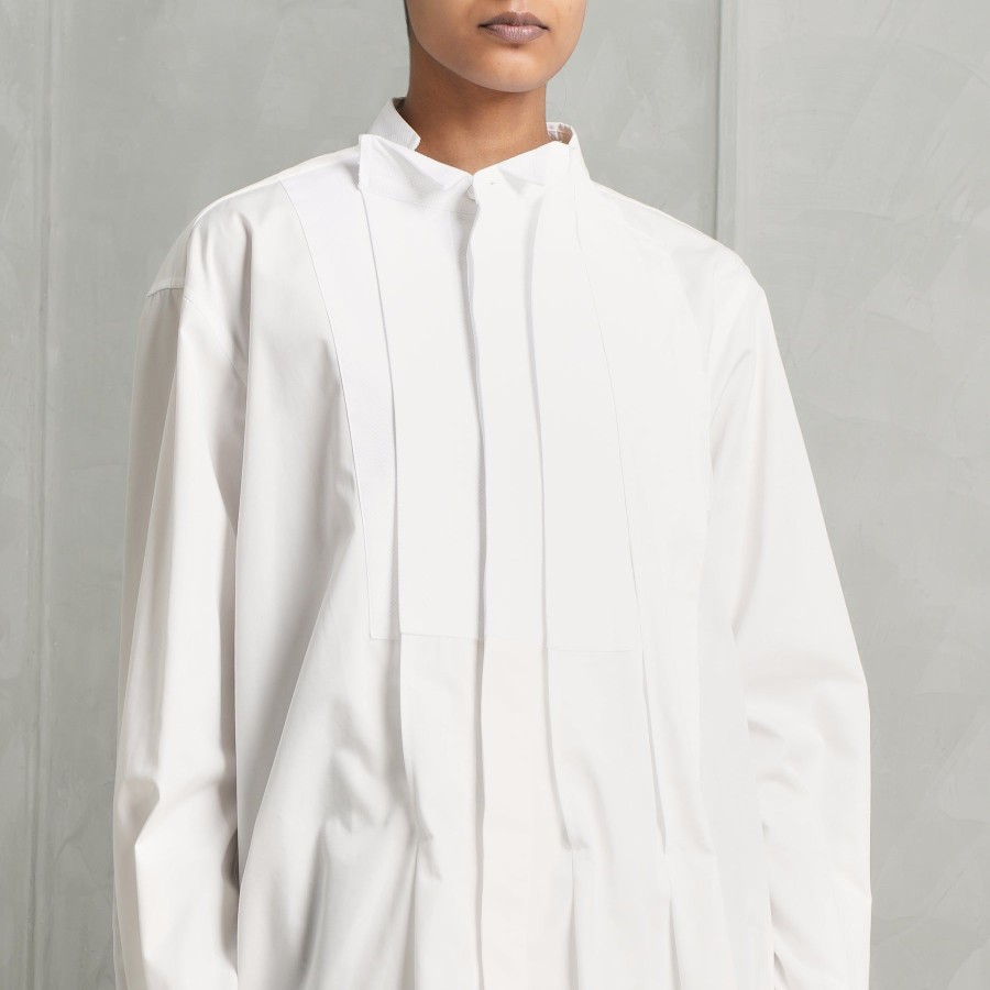 Women Sacai Blouses | Relaxed Draped Shirt