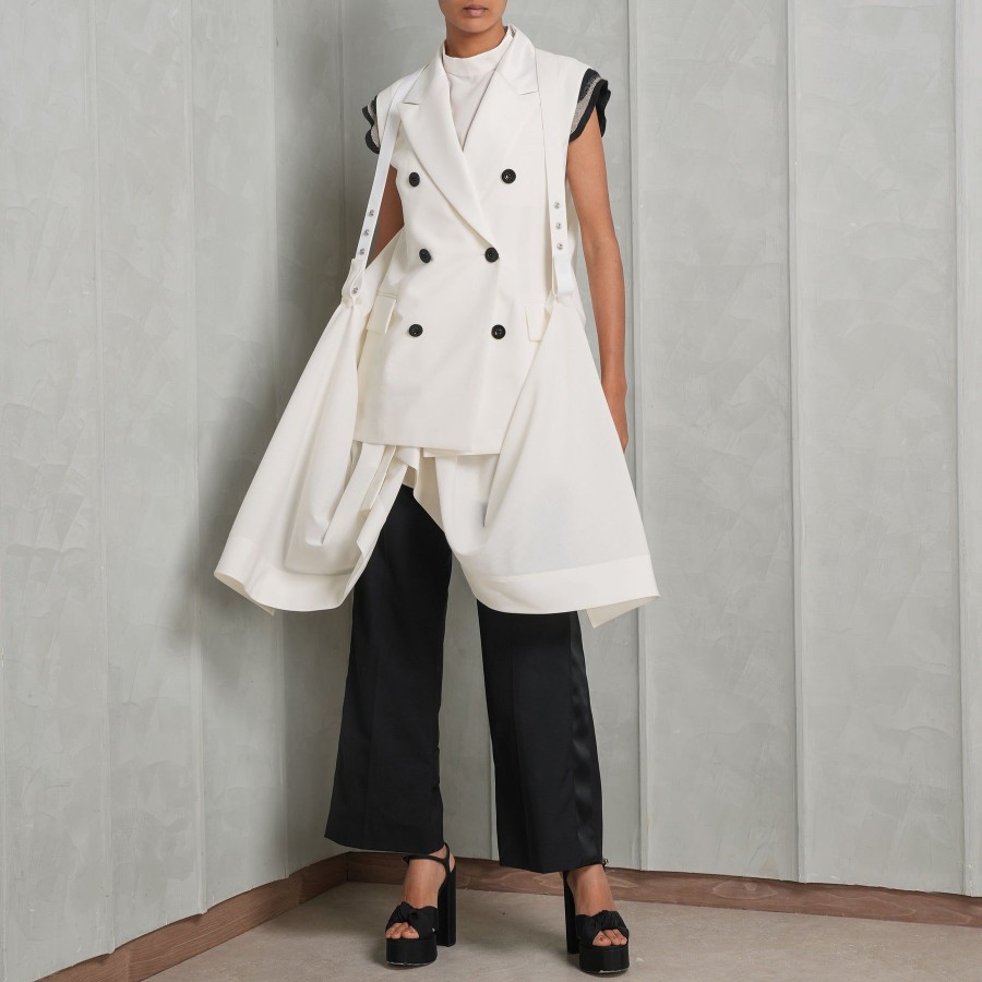 Women Sacai Dresses | Suiting Mix Dress