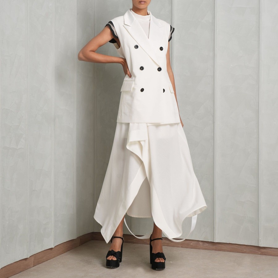 Women Sacai Dresses | Suiting Mix Dress