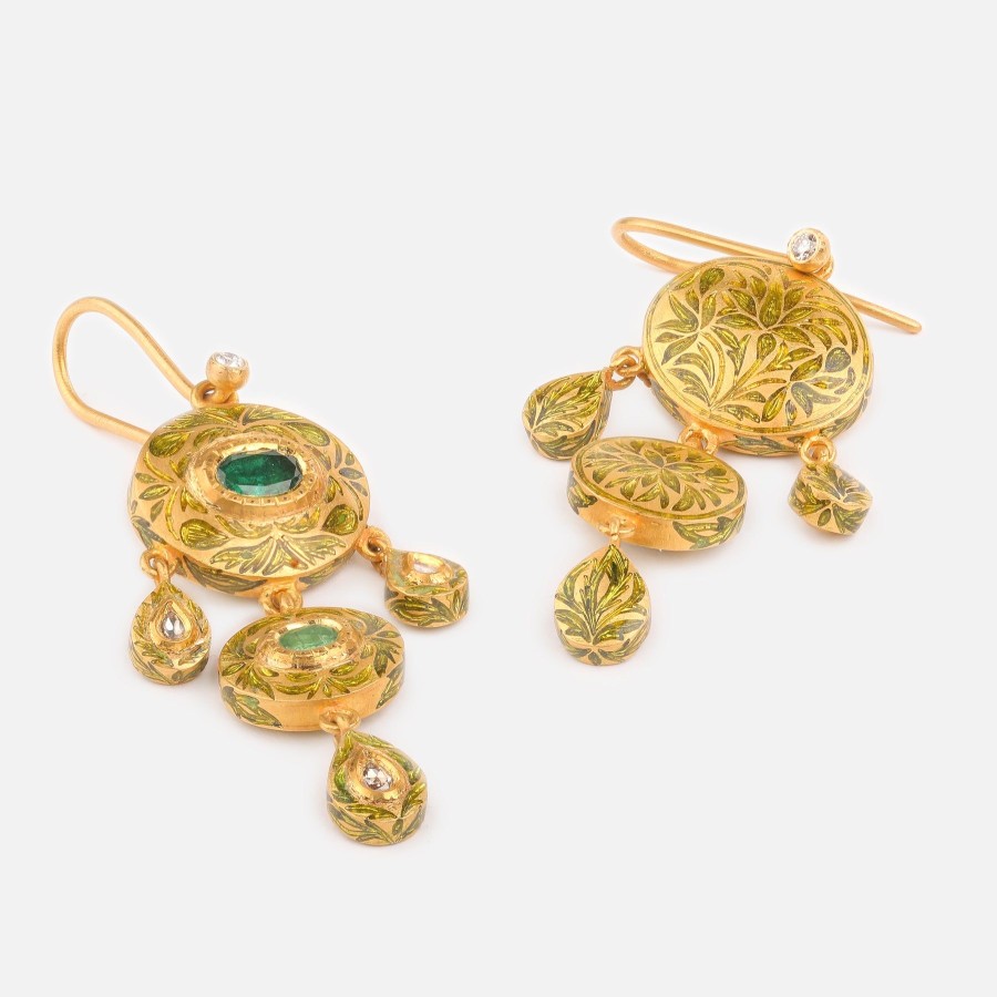 Women Agaro Jewels Fine Jewellery | Chartreuse Earrings