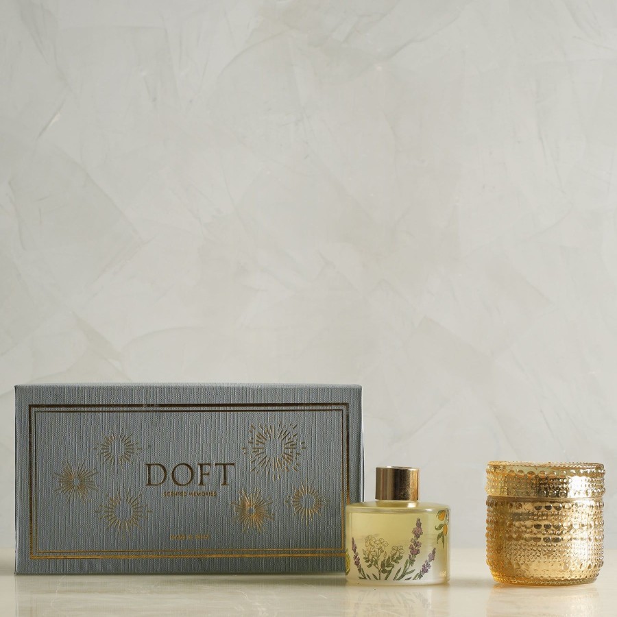 Home Doft Candles | Diffuser & Trinket Jar Golden-Begramot