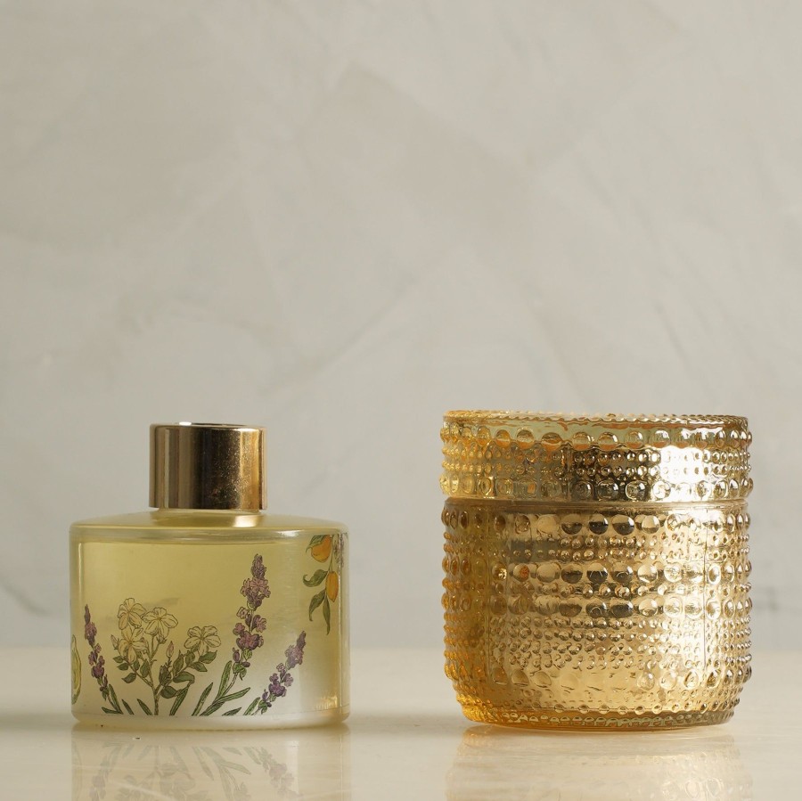 Home Doft Candles | Diffuser & Trinket Jar Golden-Begramot