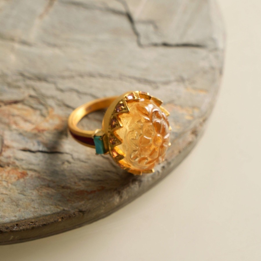 Women Akansha Sethi Demi Fine Jewellery | Surya Ring