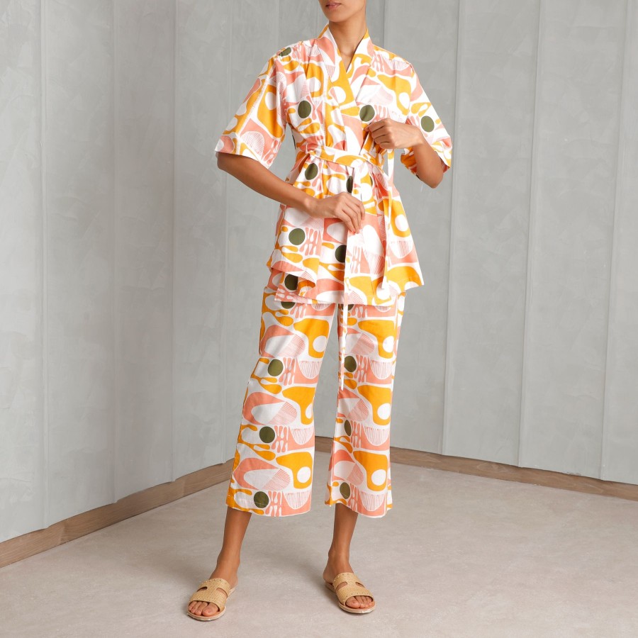 Women Happi Space Matching Separates | Kyoto Co-Ord Set