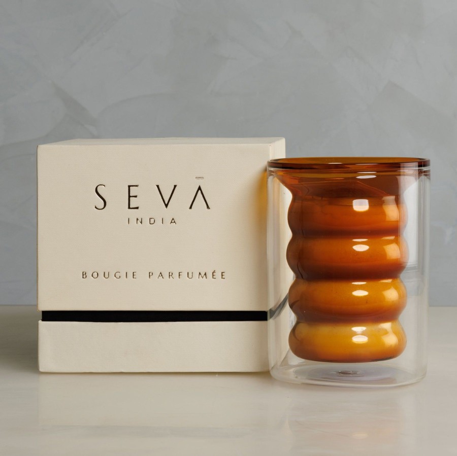 Home Seva India | Grapefruit And Clove Large Candle