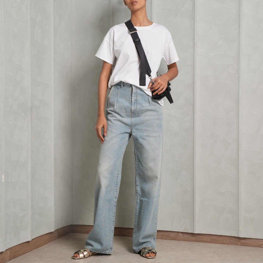 Women Loulou Studio Denims | Wide Legged Jeans