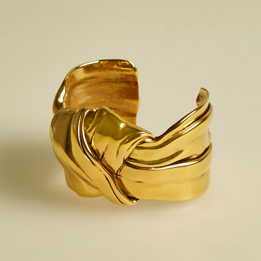 Women Saint Laurent Fashion Jewellery | Knotted Cuff