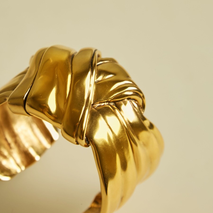 Women Saint Laurent Fashion Jewellery | Knotted Cuff