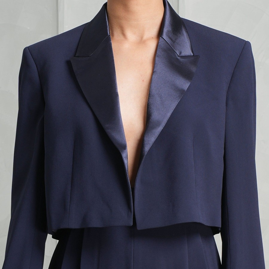 Women Galvan London Jackets | Zengel Cropped Blazer