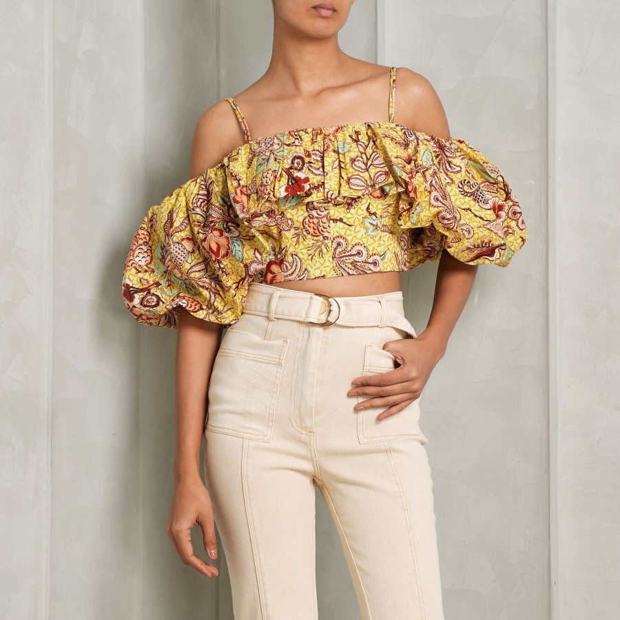 Women Ulla Johnson Tops | Carla Crop Top