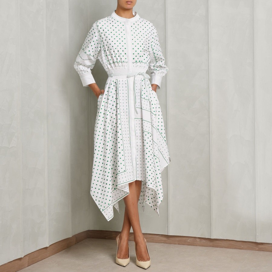 Women Leh Studios Dresses | Hankerchief Midi Dress