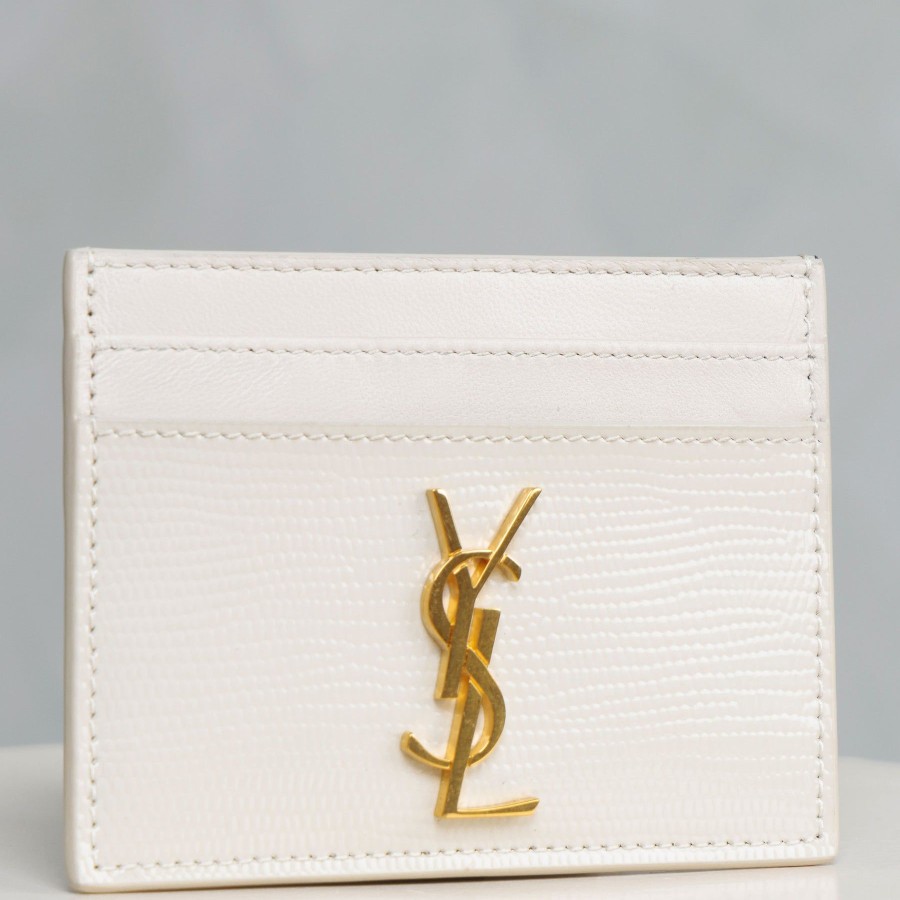 Women Saint Laurent Wallets | Monogram Card Holder